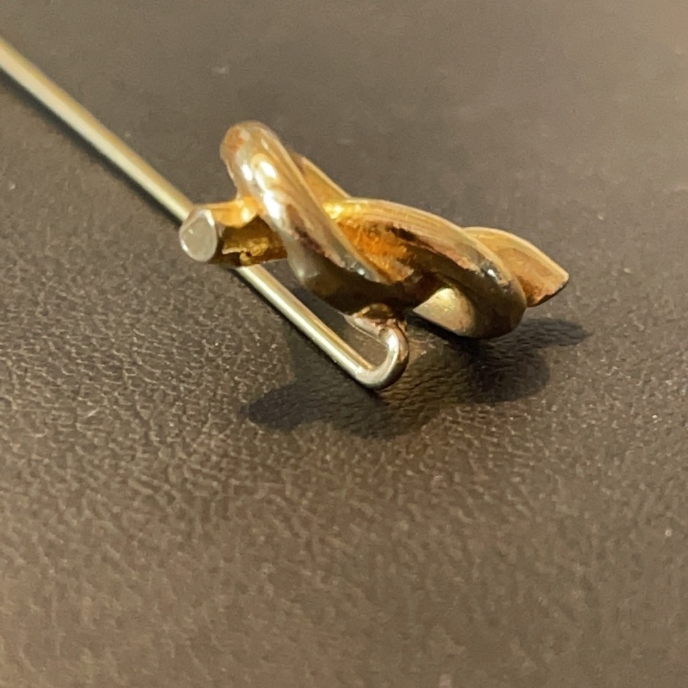 Vintage Mimi Di N Golden Heart Stick Pin - Picture 8 of 10